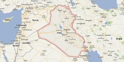 Mappa dell'Iraq