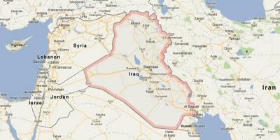Mappa dell'Iraq